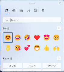 windows 11 emoji keyboard how to open