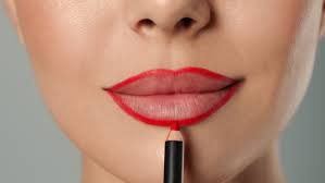 overline your lips for a plumper look