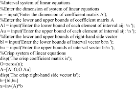 Interval System Of Linear Equations