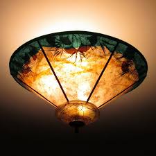 Iridescent Glass Ceiling Lamp Shade
