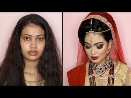 red bride asian bridal makeup