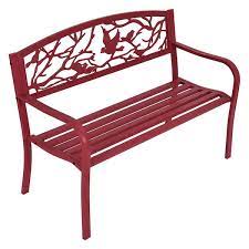 Garden Yard Metal Outdoor Bench Hyo26