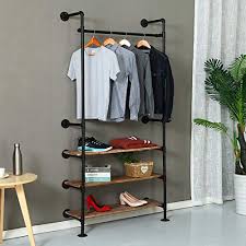 Wall Clothes Rods Decor Hanging Rack