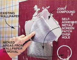 how to repair damaged wallpaper diy