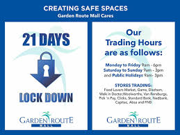 Garden Route Mall Lockdown Trading