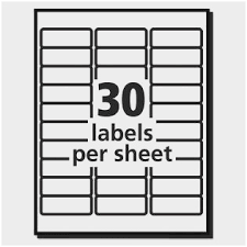63 Prettier Pics Of Avery Mailing Labels 30 Per Page Template Word