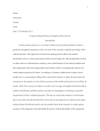 Research Based Essay