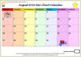 2018 Star Chart Calendar Page 8 Of 12 August Star Chart