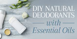 diy natural deodorants with essential