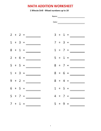 easy addition practice for kids
