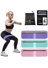 gymbee 3 fabric resistance bands for