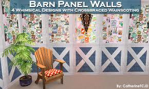 Mod The Sims Barn Panel Walls 4