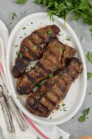 grilled steak marinade with printable