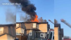 two homes destro four damaged in