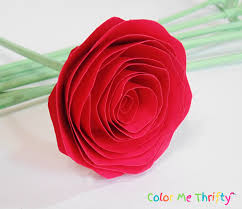 how to make diy rolled paper roses