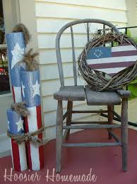 Front Porch Decorating For The 4th Of