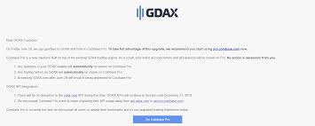Follow their code on github. Coinbase Is Killing Gdax To Make Way For Coinbase Pro Bitcoin