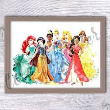 Princess Poster Fairy Wall Decor