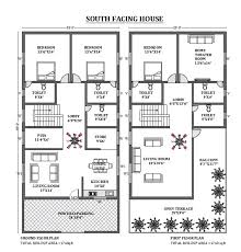 29 X60 South Facing House Plan