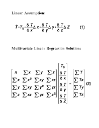 Multivariate Linear Regression