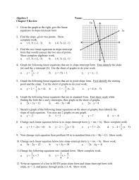 algebra 1 name 1a 1b chapter 5 review