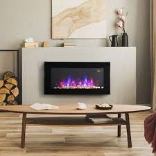 Electric Fireplace Wall Mounted Led