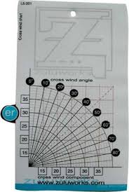 Zulucard Cross Wind Chart Item Number Zbl5 001 By Zulu