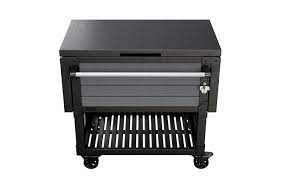 Graphite Patio Cooler And Beverage Cart