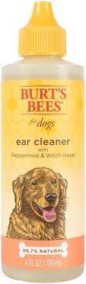 Homemade dog ear cleaner recipes: Amazon Com Burt S Bees For Dogs Natural Ear Cleaner With Peppermint And Witch Hazel Effective Gentle Dog Ear Cleaning Solution For All Dogs And Puppies Made In Usa 4