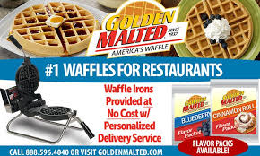 golden malted provides waffle irons and