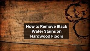 black water stains from hardwood floors