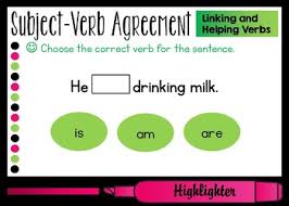 In other words, they both must be singular or they both must be plural. Subject Verb Agreement Helping And Linking Verb Boom Cards Distance Learning