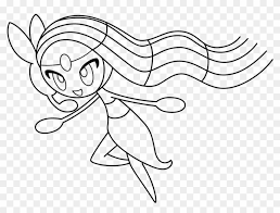 Want to discover art related to meloetta? Meloetta Cute Pokemon Girl Coloring Page Pokemon Meloetta Coloring Clipart 5798532 Pikpng