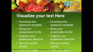 Fall Leaves Background Powerpoint Serpto Carpentersdaughter Co