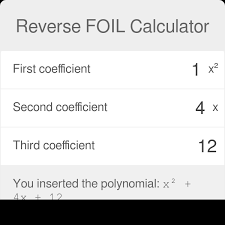 Reverse Foil Calculator
