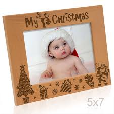 Amazon Com Kate Posh My 1st Christmas Picture Frame My First