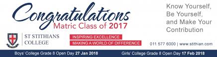 Last year ieb matric results announced at midnight on thursday, 29 december 2016. Matric Results 2017 News St Stithians College