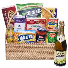 send holiday grocery gift basket to