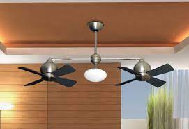 24 metropolitan dual ceiling fan with