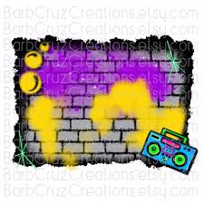Graffiti Wall Airbrush Brick Wall