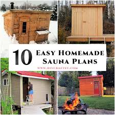 10 homemade diy sauna plans and ideas