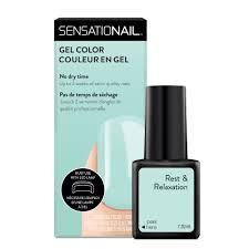 sensationail gel nail polish green
