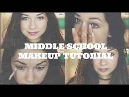 middle makeup tutorial back