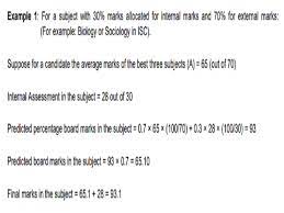 calculate icse isc 10 12 percene