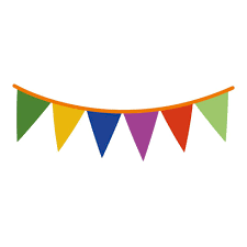 party banner pennant vector design