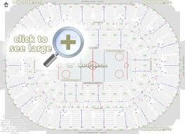 Honda Center Seat Row Numbers Detailed Seating Chart