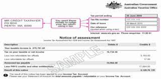 what is notice of essment from ato