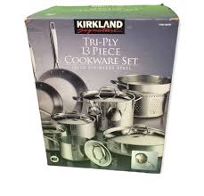 stainless steel 13 piece cookware set