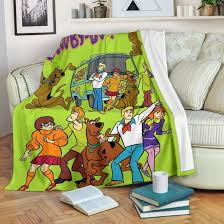 Scooby Doo Green Fleece Blanket Gift