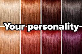 which hair color matches your personality